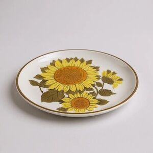 Vintage 70’s Mikasa Cera-Stone Sun Blaze 12” Dinner Plate / Platter